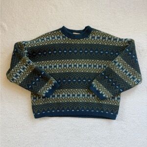 Vintage Jantzen 1960’s Pure Virgin Wool Cosby Style Sweater Women’s Large